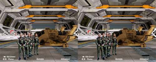 BSG pilots in the hangar bay
